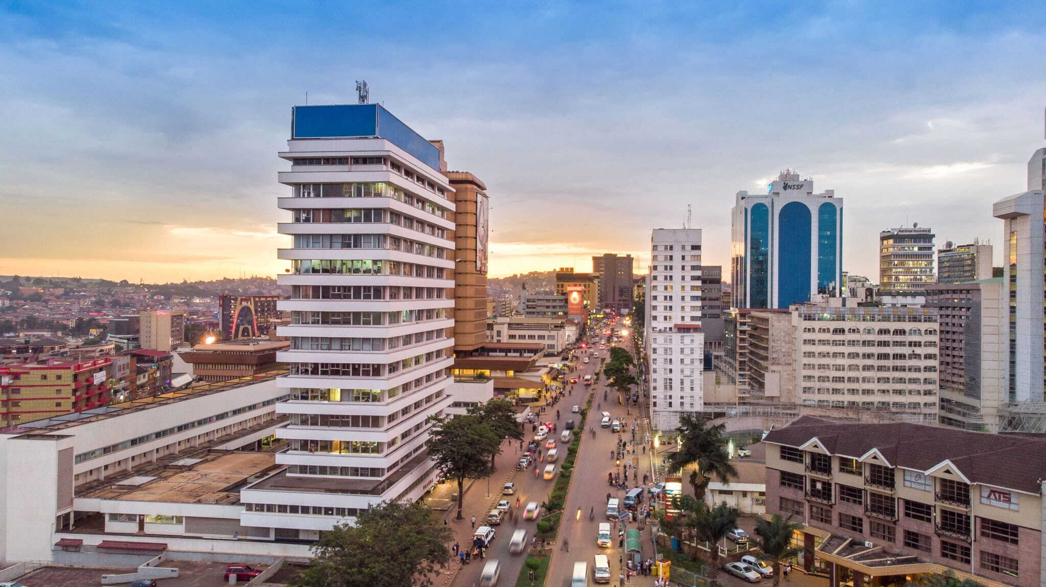 Kampala skyline representing Kweli Capital Uganda